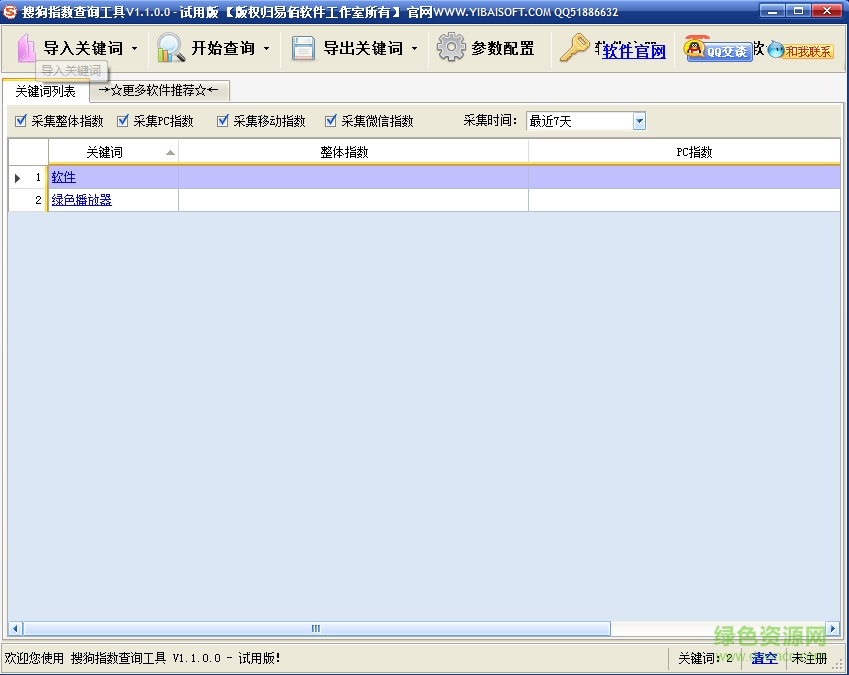 搜狗指數(shù)查詢工具