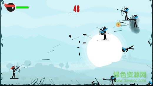 火柴人弓箭手大作戰(zhàn)英化版(Stickman Warriors Archers) v1.1 安卓版 0