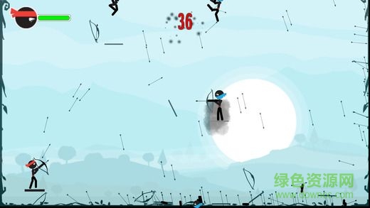 火柴人弓箭手大作戰(zhàn)英化版(Stickman Warriors Archers) v1.1 安卓版 1