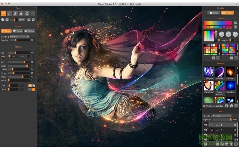 flame painter mac版 v3.2.0 中文漢化版 0