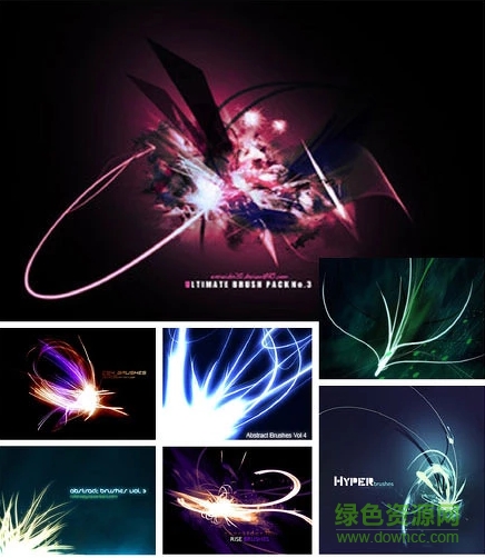 超炫彩光ps筆刷  0