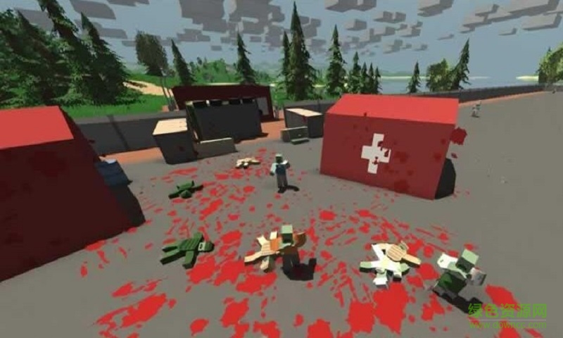 叢林大逃生免費(fèi)版(Unturned Zombie PixelCraft) v7.0 安卓漢化版 2