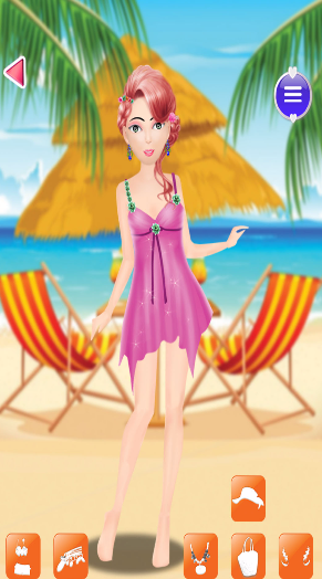 艾莎公主夏日沙灘