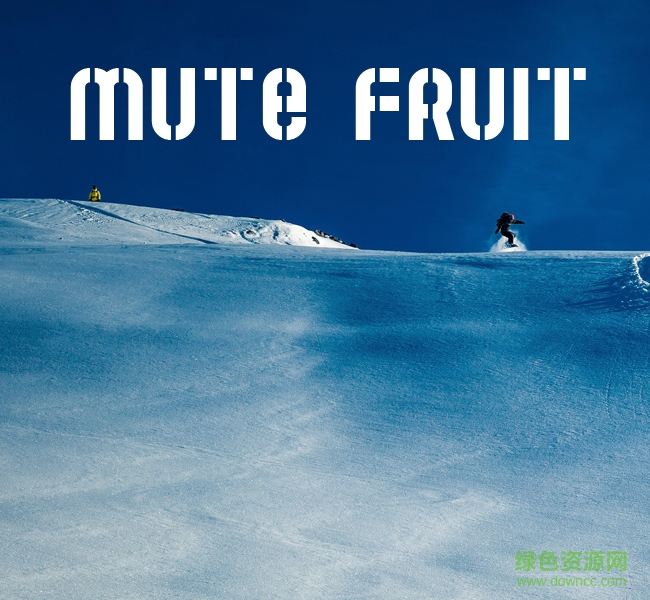 mutefruit英文字體  0