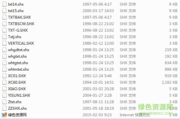 cad常用字體庫(kù)2850  0