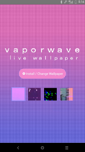 蒸汽波vaporwave壁紙軟件(Vaporwave Live Wallpaper) v1.0 安卓版 0
