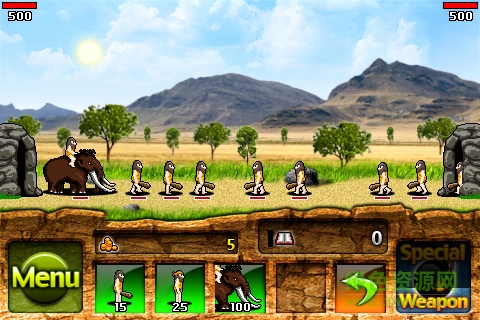 原始人戰(zhàn)爭(zhēng)無限金幣版