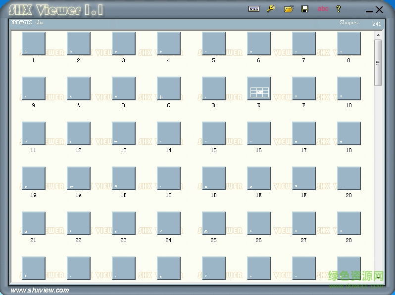 nndwgis.shx形字體  0