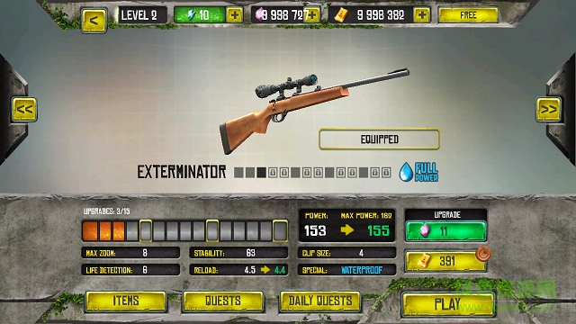 優(yōu)秀狙擊手獵人射擊內(nèi)購 v1.00 安卓無限金幣版 2