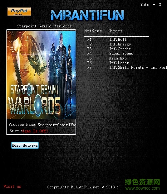 雙子星座軍閥八項(xiàng)修改器 v1.0 通用版 0