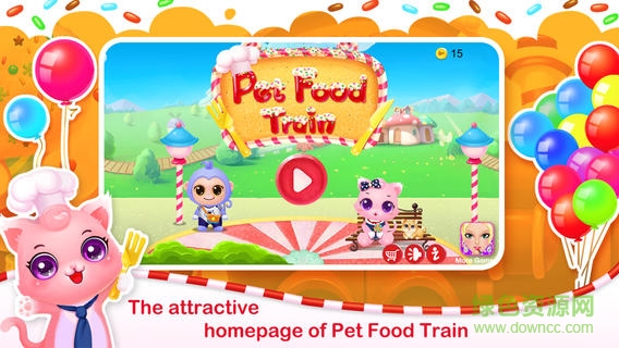 萌寵美食快車免費金幣(PetFoodTrain) v1.4 安卓版 0