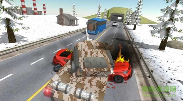 坦克公路賽車無限金幣版 v1.4 安卓內(nèi)購版 2