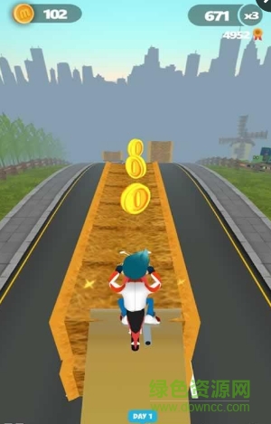 藍發(fā)的摩托之旅無限金幣版(Moto Max) v0.9.3 安卓中文版 1