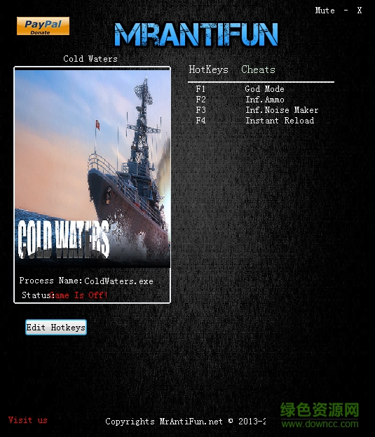 冰冷海域四項修改器 v1.0 免費版 0