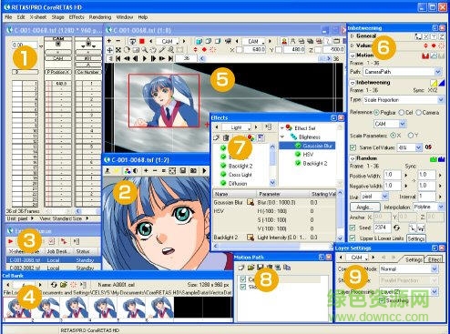 retas(二維動畫制作軟件) v6.5.8 中文版 0