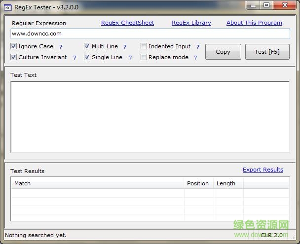 Code Architects Regex Tester(正則表達(dá)式測(cè)式工具) v3.2.0 官方版 0