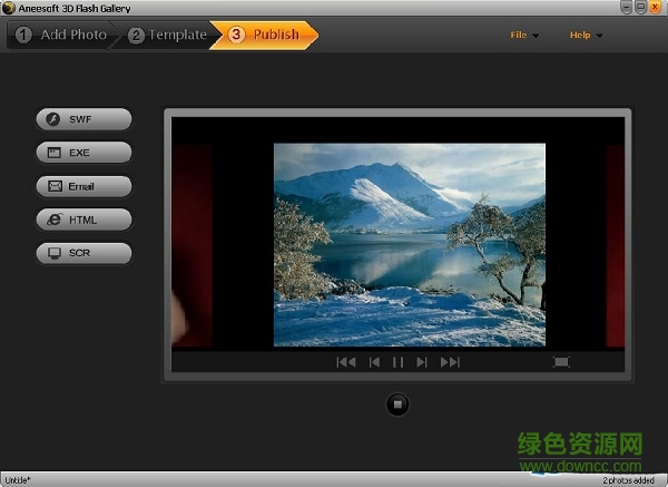 艾尼動(dòng)感相冊(cè)(Aneesoft 3D Flash Gallery) v2.4 免費(fèi)版 0