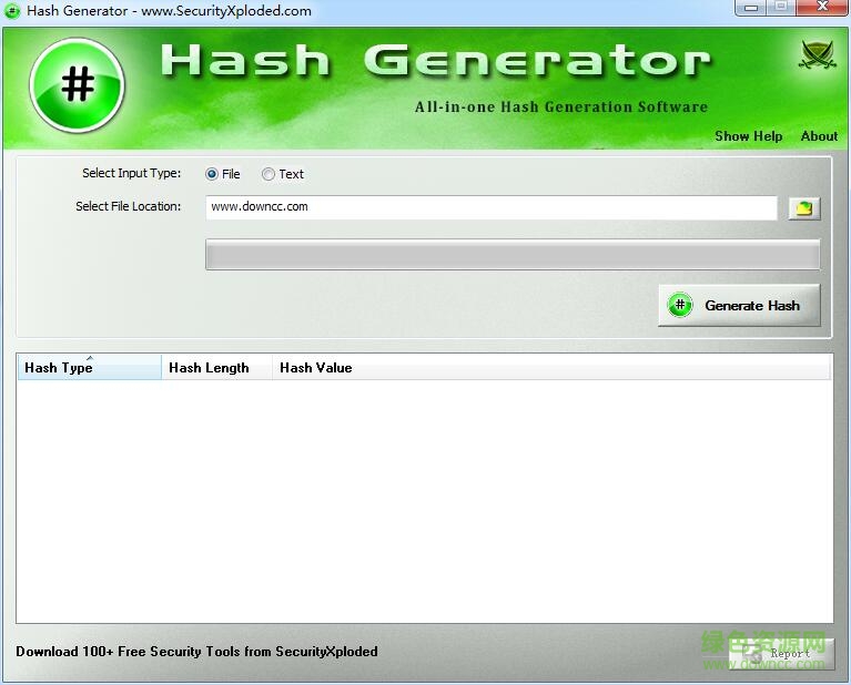 Hash Generato(哈希值生成校驗(yàn)工具) v5.5 綠色中文版 0