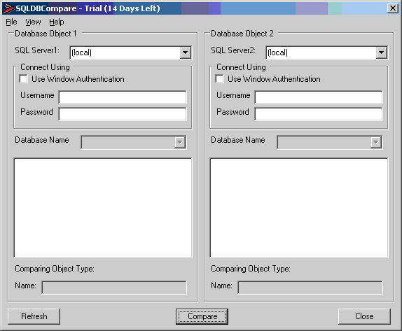 SQLDBCompare(數(shù)據(jù)庫結構比較)  0