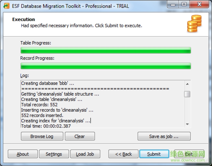 ESF Database Convert v8.3.06 綠色免費版 1