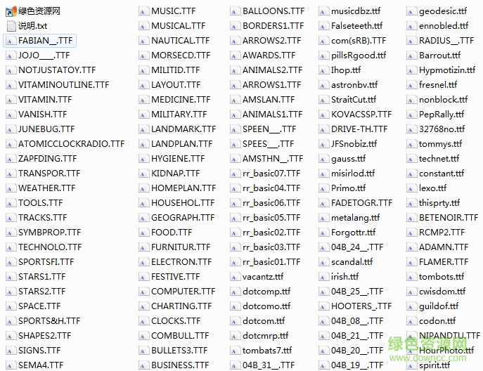 精選設(shè)計(jì)類PS字體包大全 免費(fèi)版 0