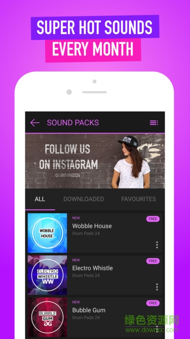 Electro Drum Pads 24紫色版 v2.2.5 安卓版 0