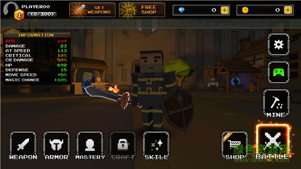 像素騎士漢化版(PixelBlade) v7.9 安卓版 1