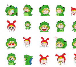 騰訊qq寶寶龍可愛(ài)表情包