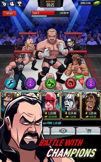 wwe狂熱摔跤內(nèi)購正式版(WWE Tap) v0.2.6 安卓版 2