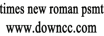 1.png times new roman psmt字體