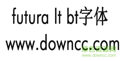 futura lt bt字體