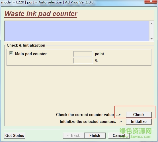 愛普生epson l220清零軟件下載