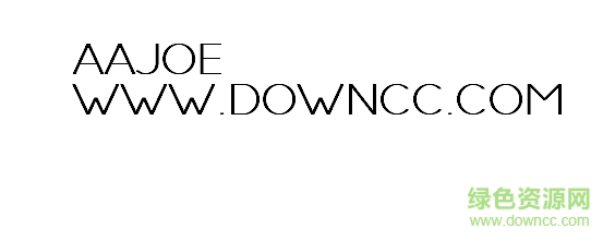 aajoe字體
