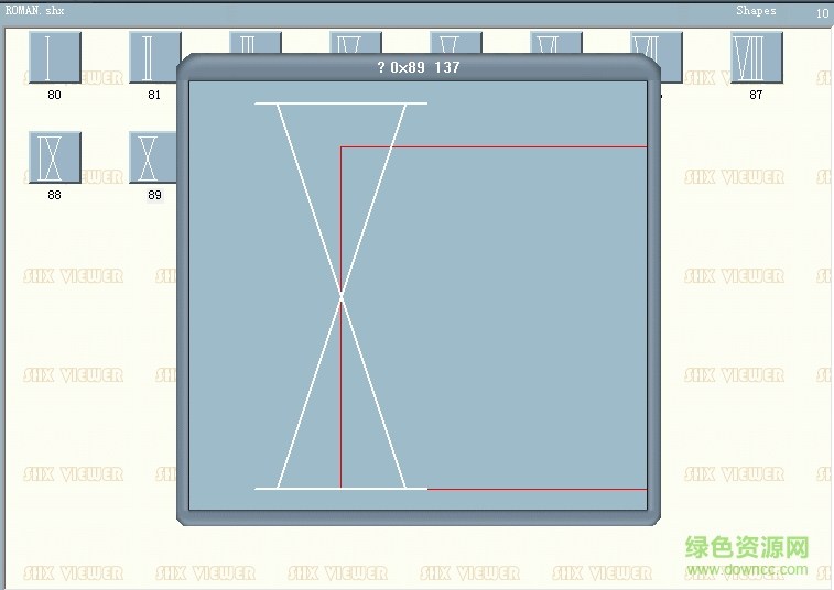 roman.shx大字體  0