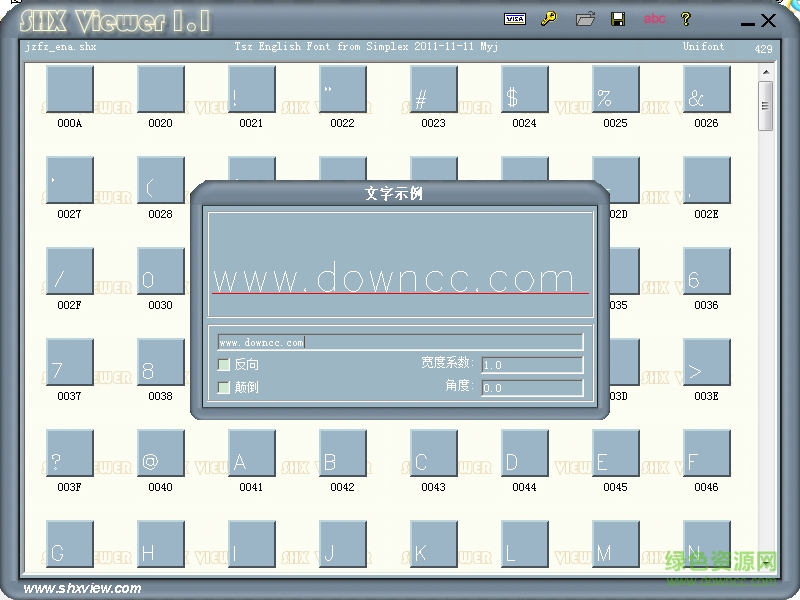 JZFZ_ENA.SHX字體  0