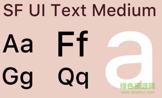 sfuitext medium 字體  0