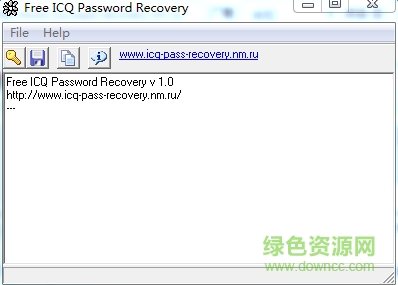 Free ICQ Password Recovery(免費密碼恢復軟件) v2.0 英文綠色免費版 0