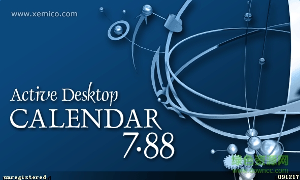 Active Desktop Calendar(桌面日歷) 綠色特別版 0