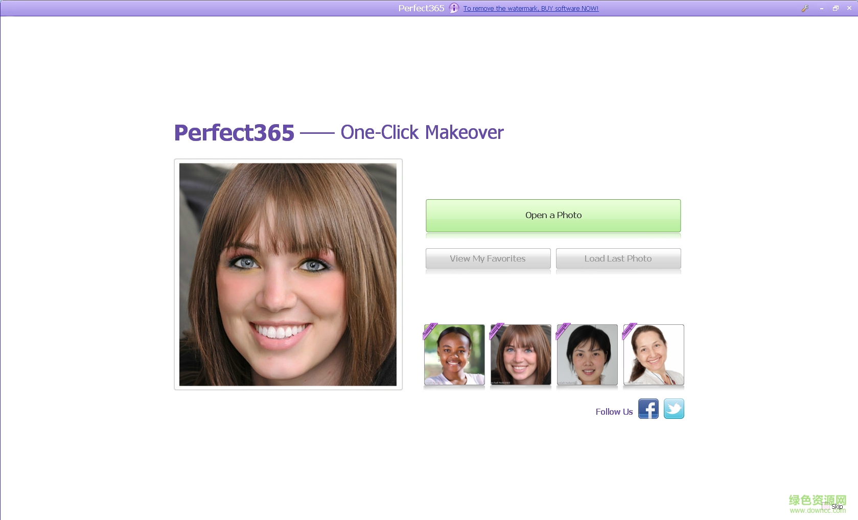 圖片自動美化小軟件(CleanSkinFX) v2.8.5 綠色中文版 0