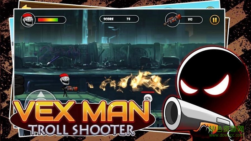 巨魔射手火柴人跑酷射擊2(Vex Fire 2) v1.0 安卓版 2