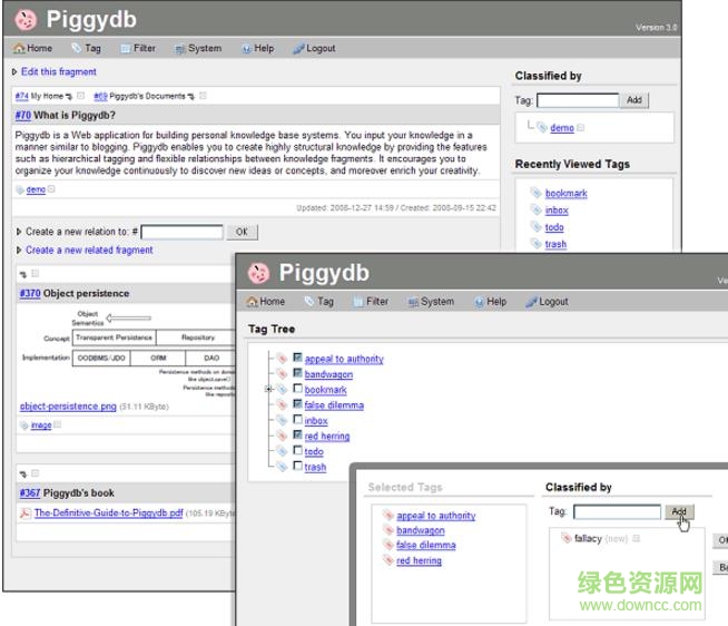Piggydb(個(gè)人知識(shí)庫(kù)軟件) v6.18 正式版 0