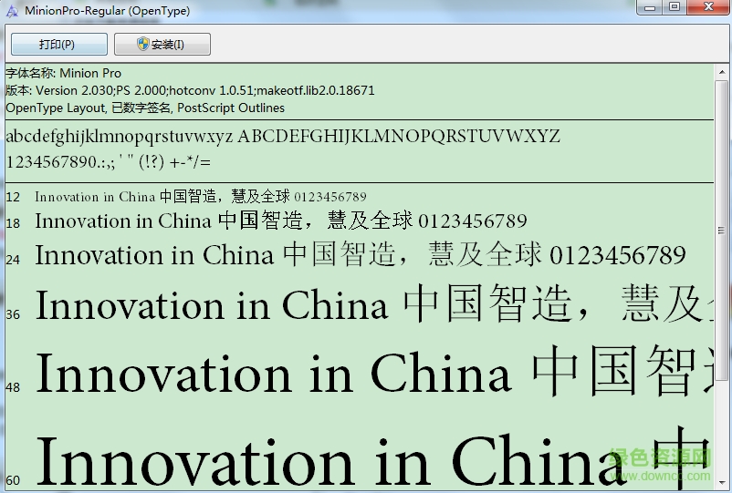 minion pro regular  0