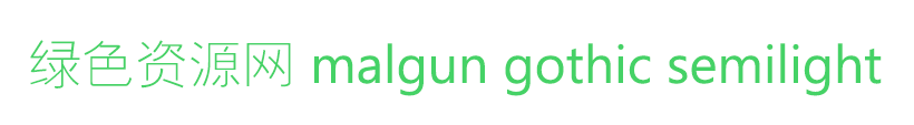 malgun gothic semilight亮体