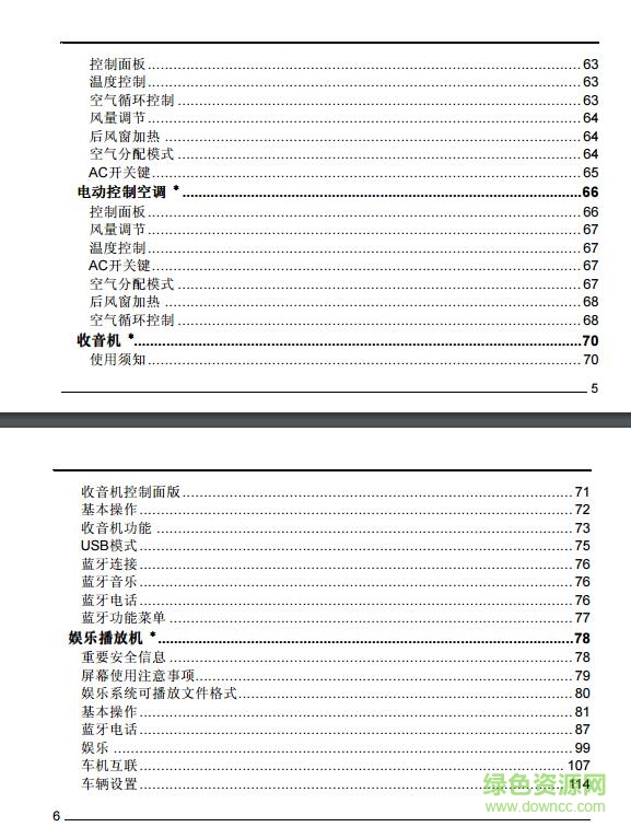 名爵ZS車輛使用說明書 電子版 0