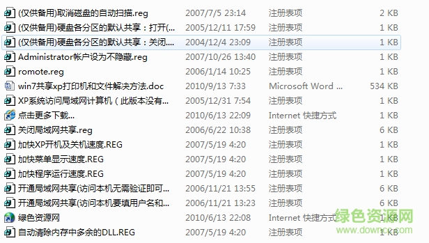 辦公室經(jīng)常用到的注冊表應用 最全版 0