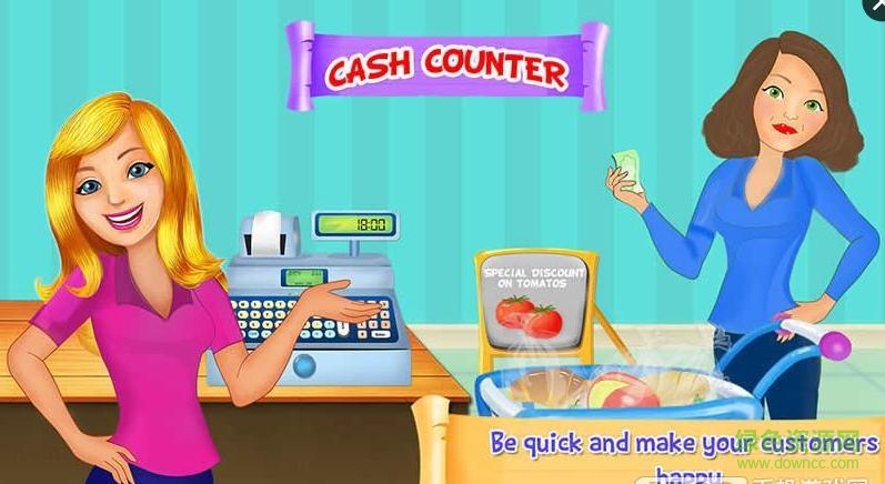 超市收銀員游戲中文版(Supermarket cash register) v1.21 安卓版 1