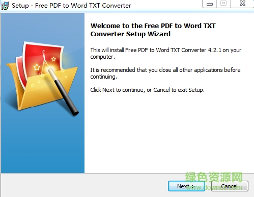 Free PDF to Word TXT Converter(PDF一鍵轉(zhuǎn)TXT和word) v4.2.1 官方免費(fèi)版 0