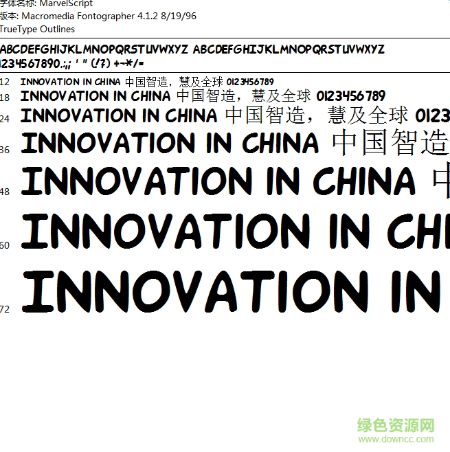 marvel logo字體  0