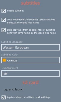 wp8視頻播放器軟件 v1.5.0.0 綠色版 0