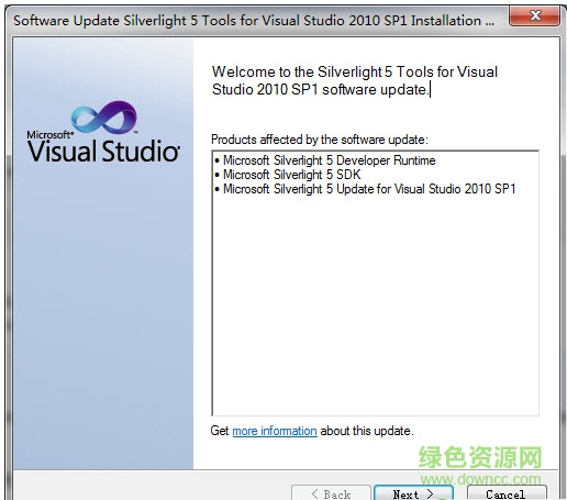 Silverlight 5 Tools for VS2010 SP1